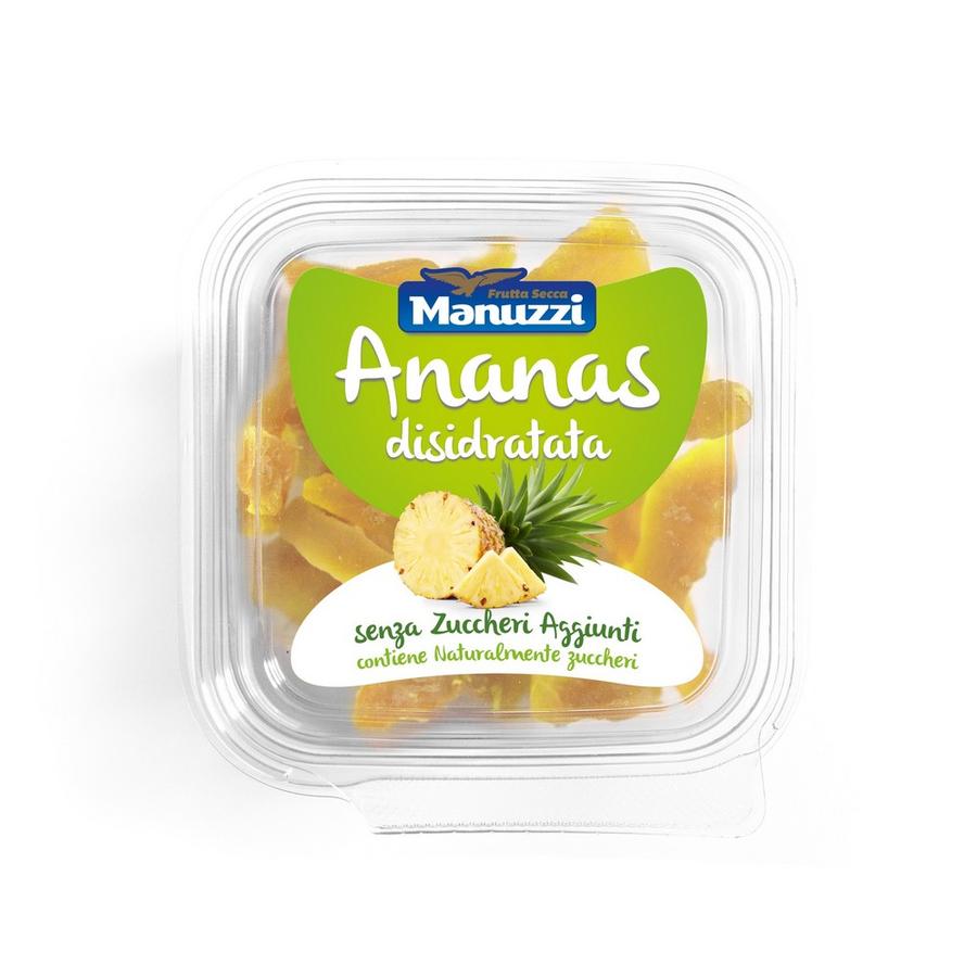 Ananas Disidratato Senza Zuccheri Aggiunti Vaschetta 100gr